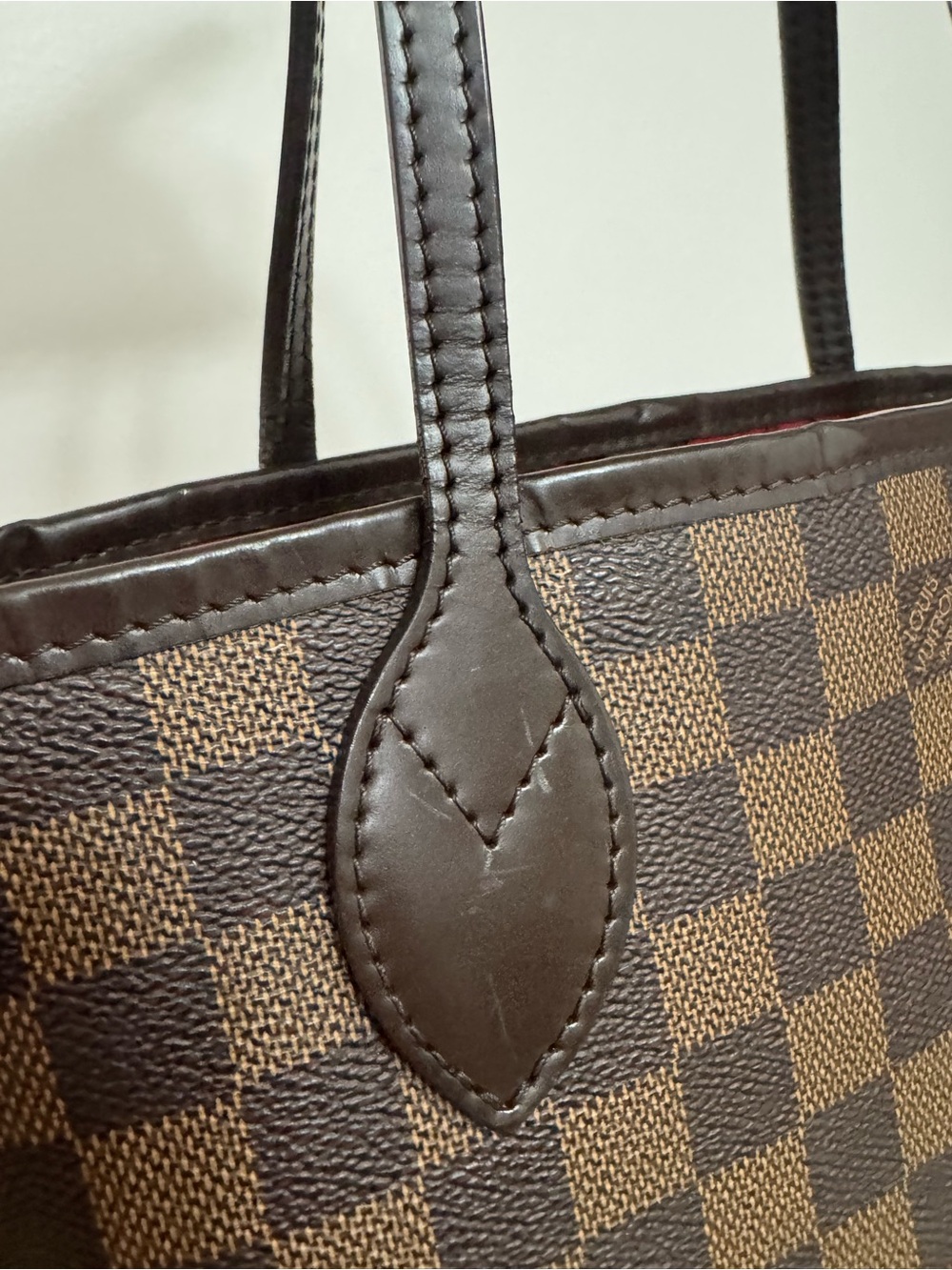 LOUIS VUITTON NEVERFULL PM IN DAMIER EBENE - Picture 10 of 15